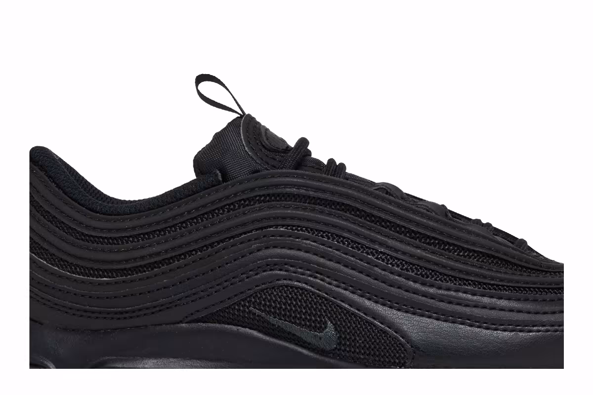 Nike Women's Air Max 97 Triple Black, view 3