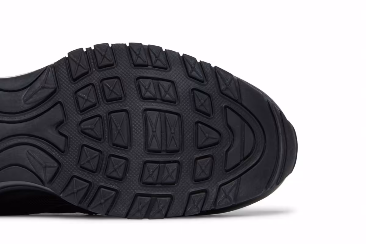 Nike Women's Air Max 97 Triple Black, view 6
