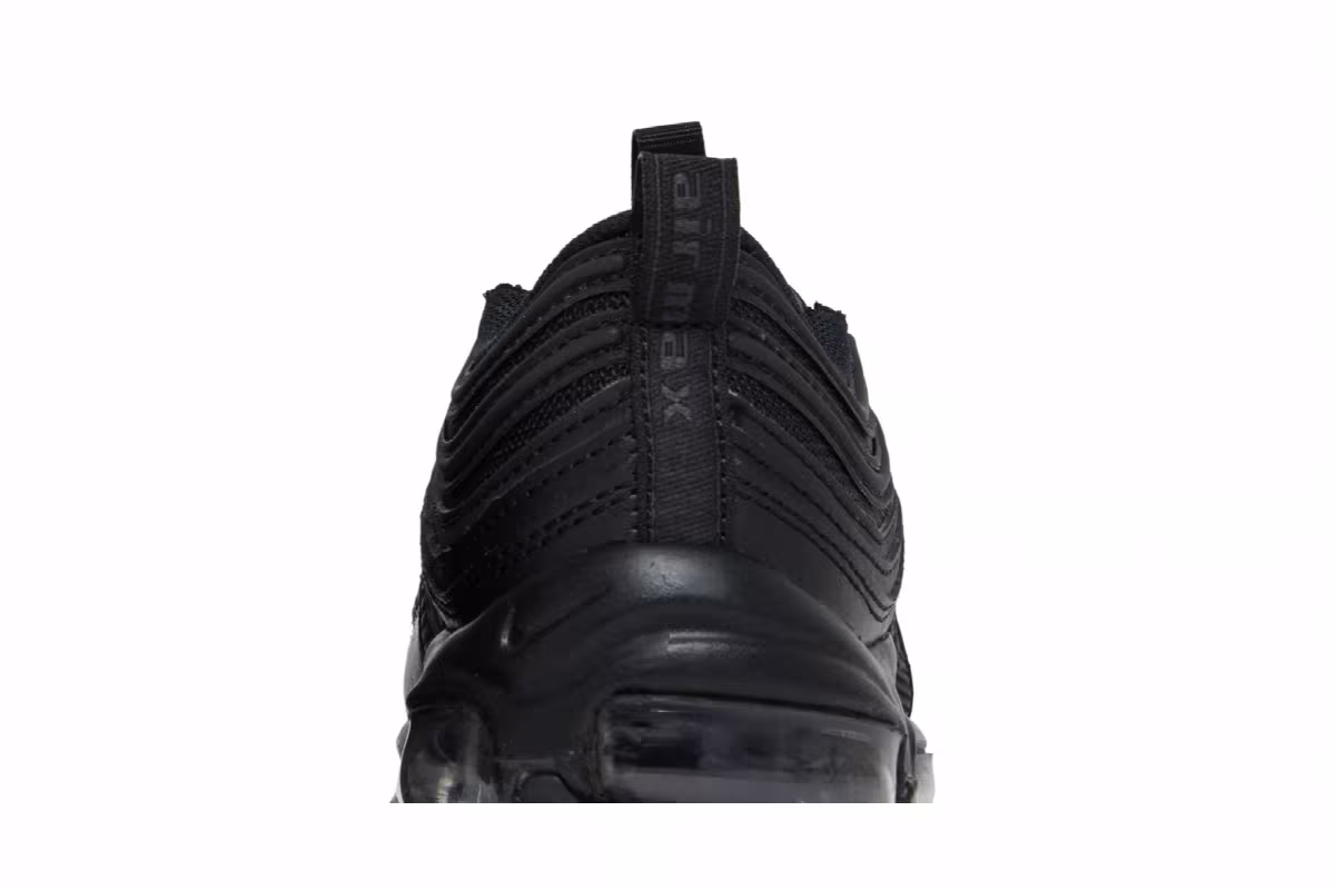 Nike Women's Air Max 97 Triple Black, view 8