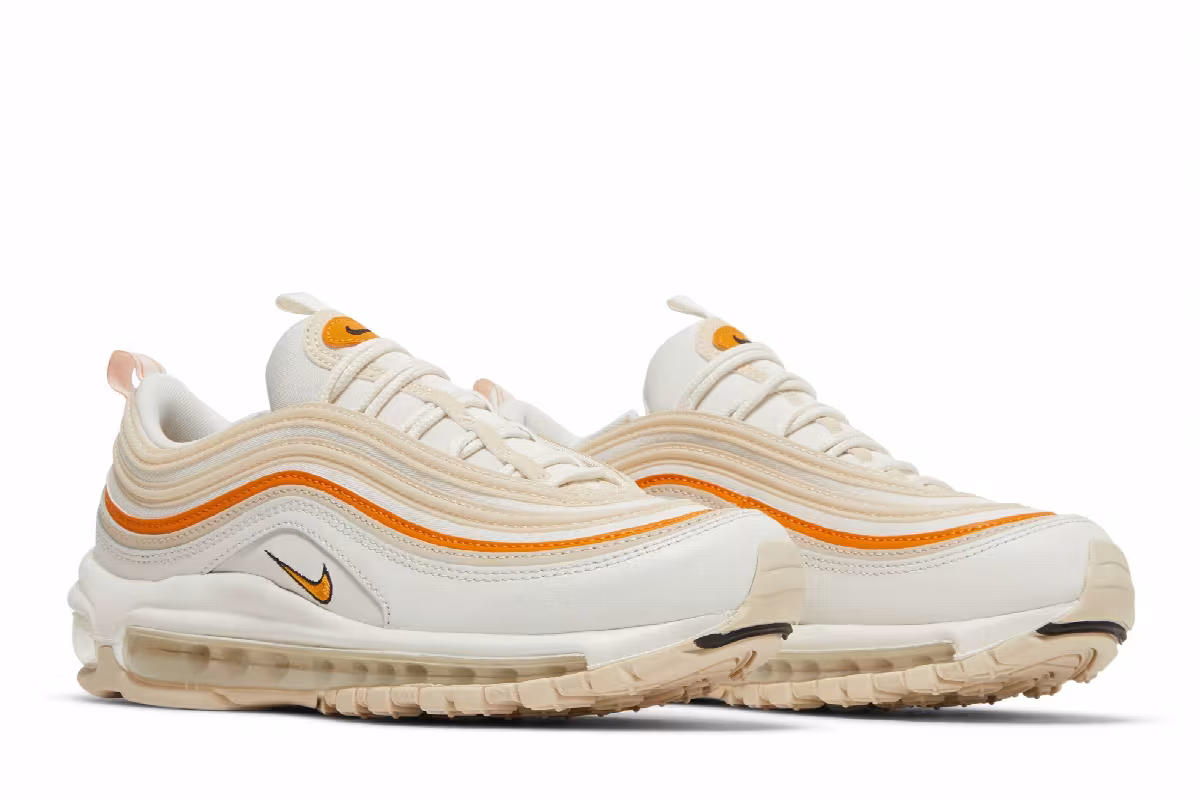 Nike Women's Air Max 97 Phantom Light Curry, view 9