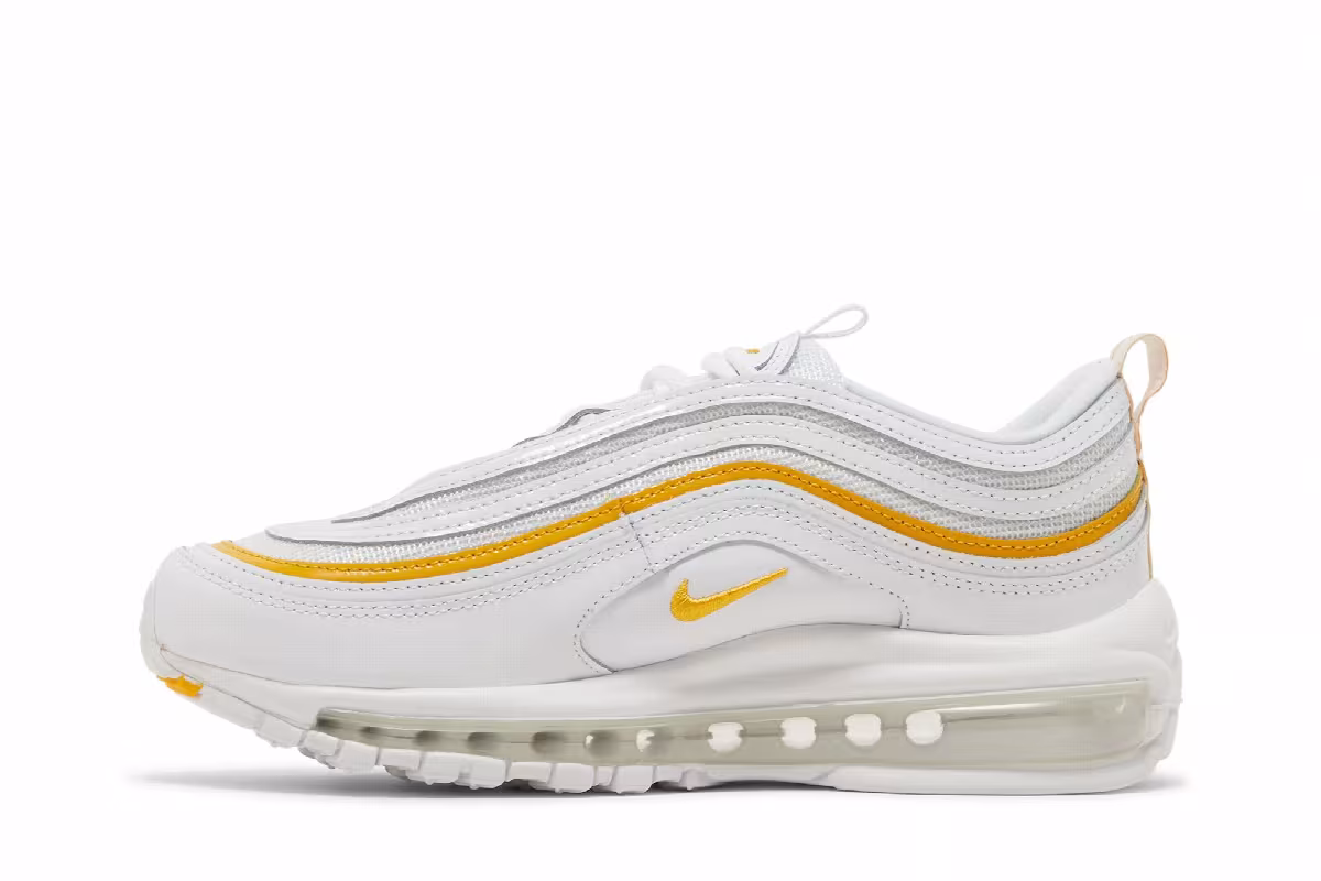Nike Women's Air Max 97 White University Gold, view 4