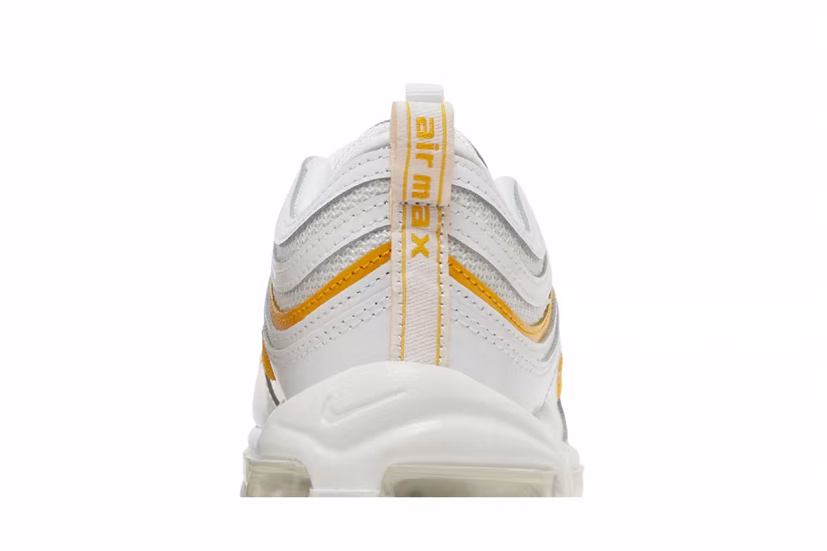 Nike Women's Air Max 97 White University Gold, view 8