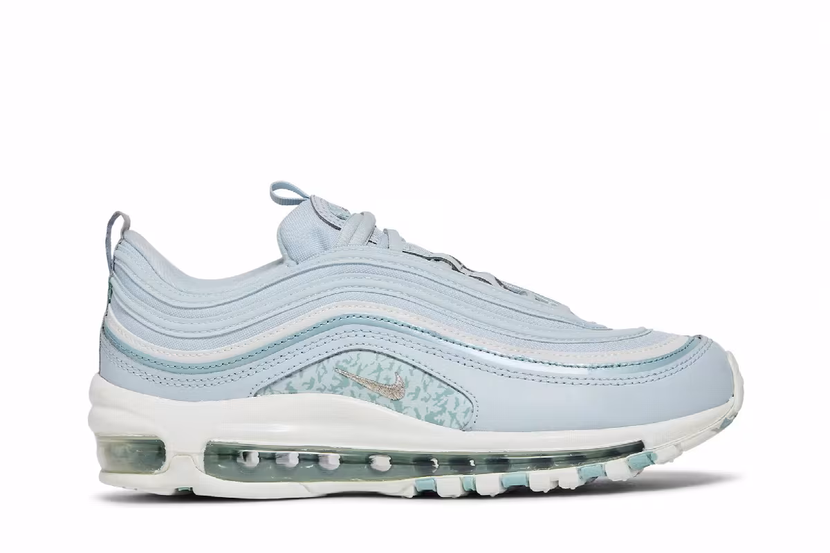 Nike Women's Air Max 97 Blue Camo, view 2