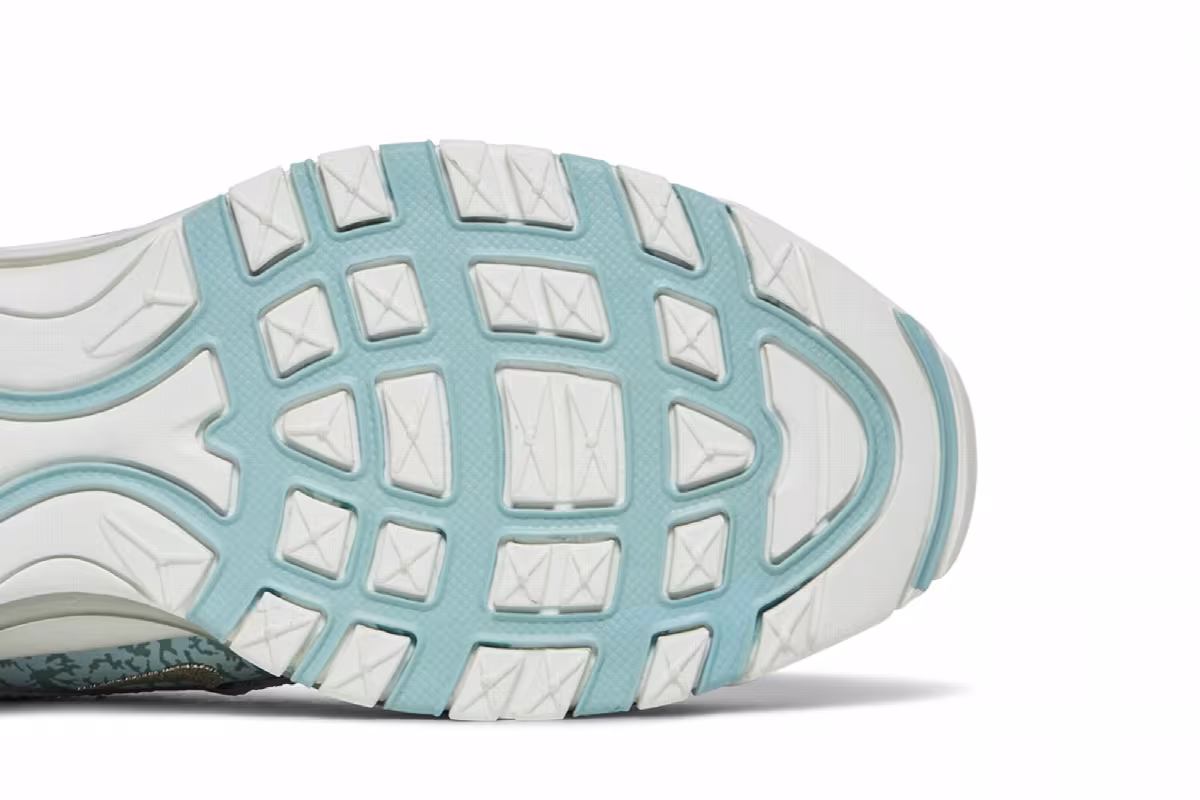 Nike Women's Air Max 97 Blue Camo, view 6