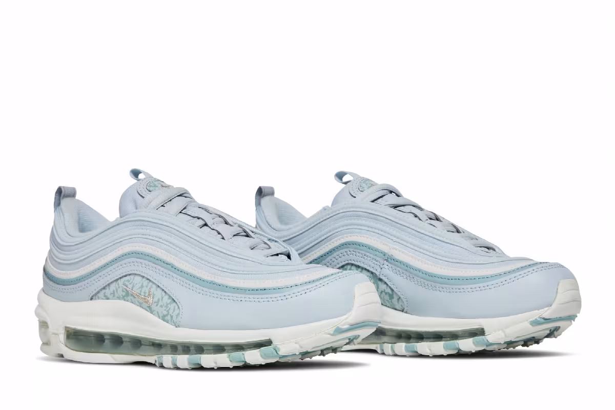 Nike Women's Air Max 97 Blue Camo, view 9
