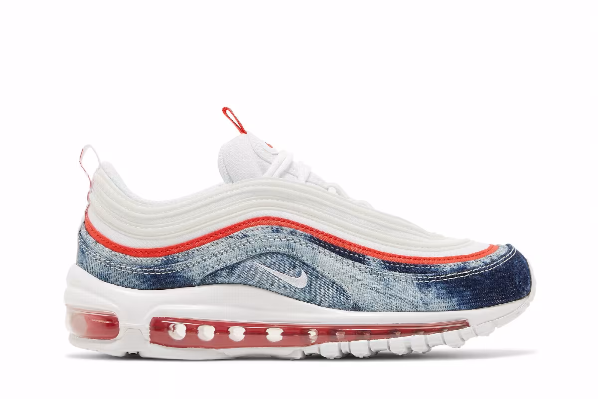 Nike Women's Air Max 97 Washed Denim, view 2