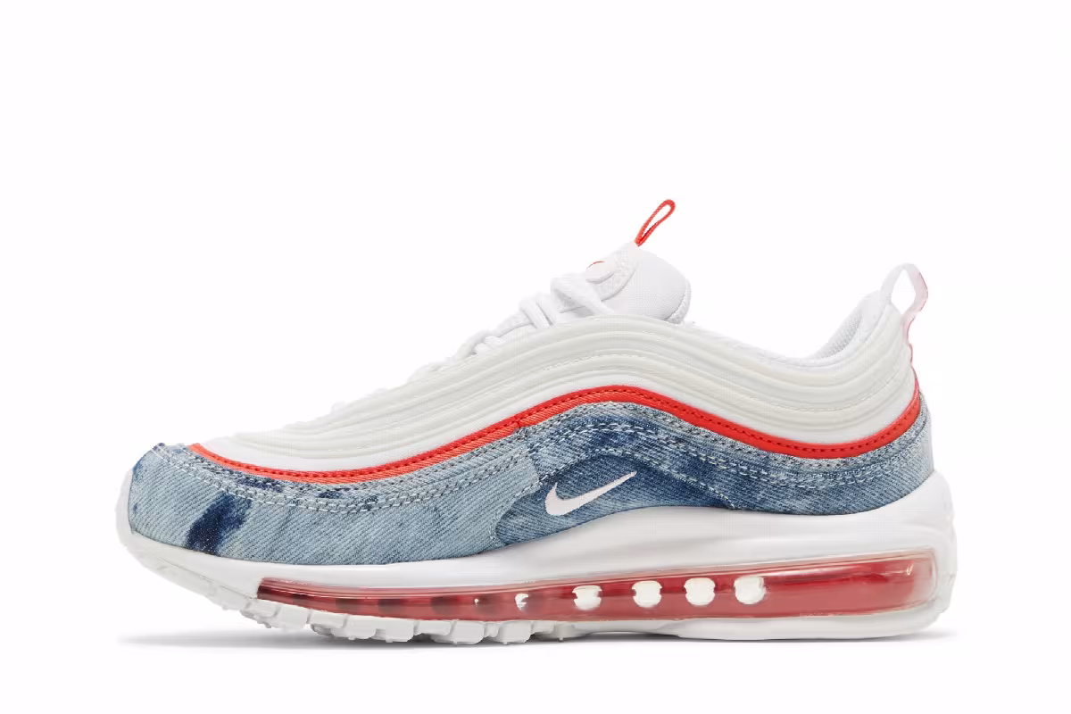 Nike Women's Air Max 97 Washed Denim, view 4