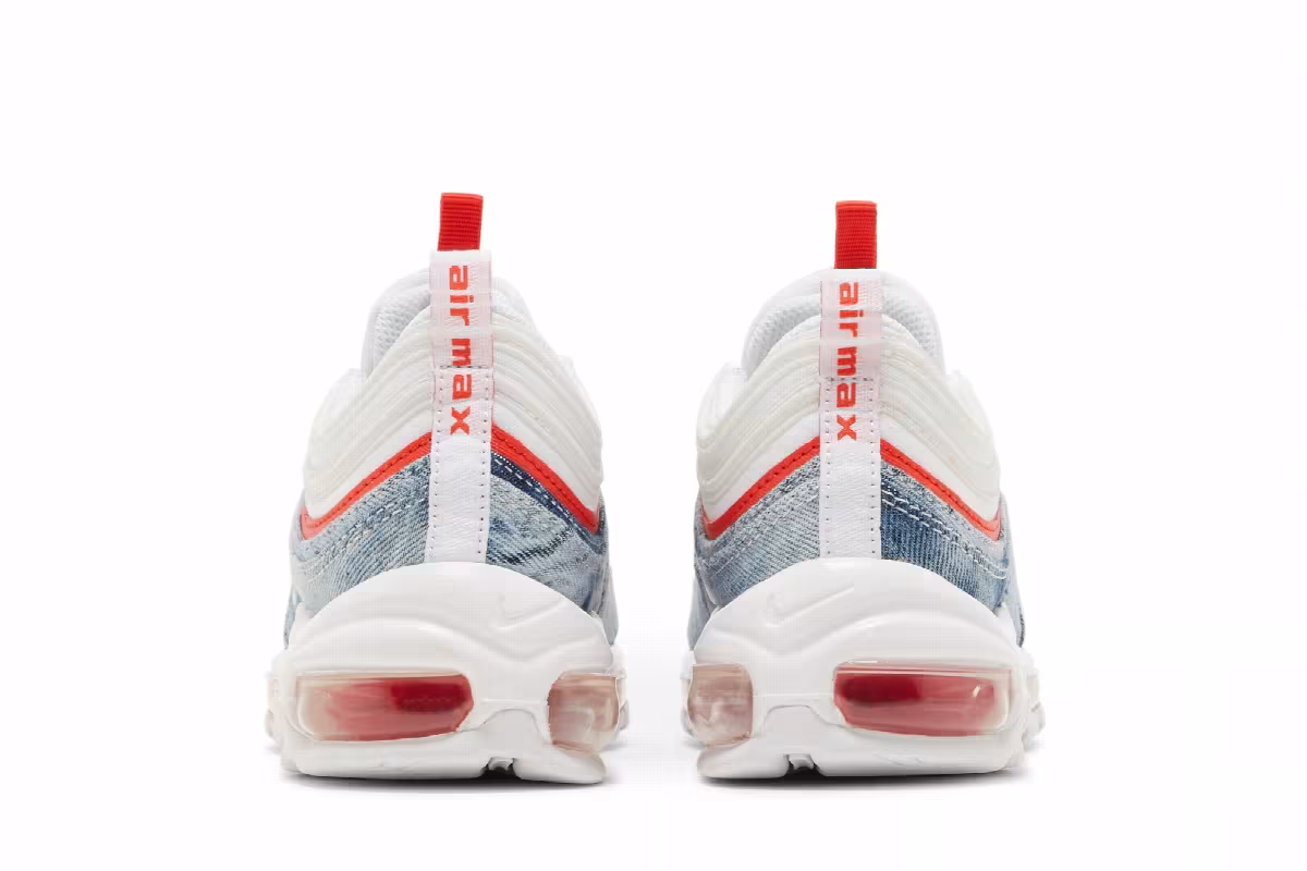 Nike Women's Air Max 97 Washed Denim, view 7