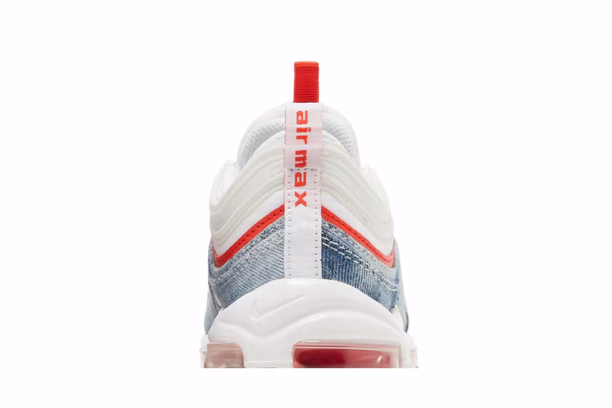 Nike Women's Air Max 97 Washed Denim, view 8
