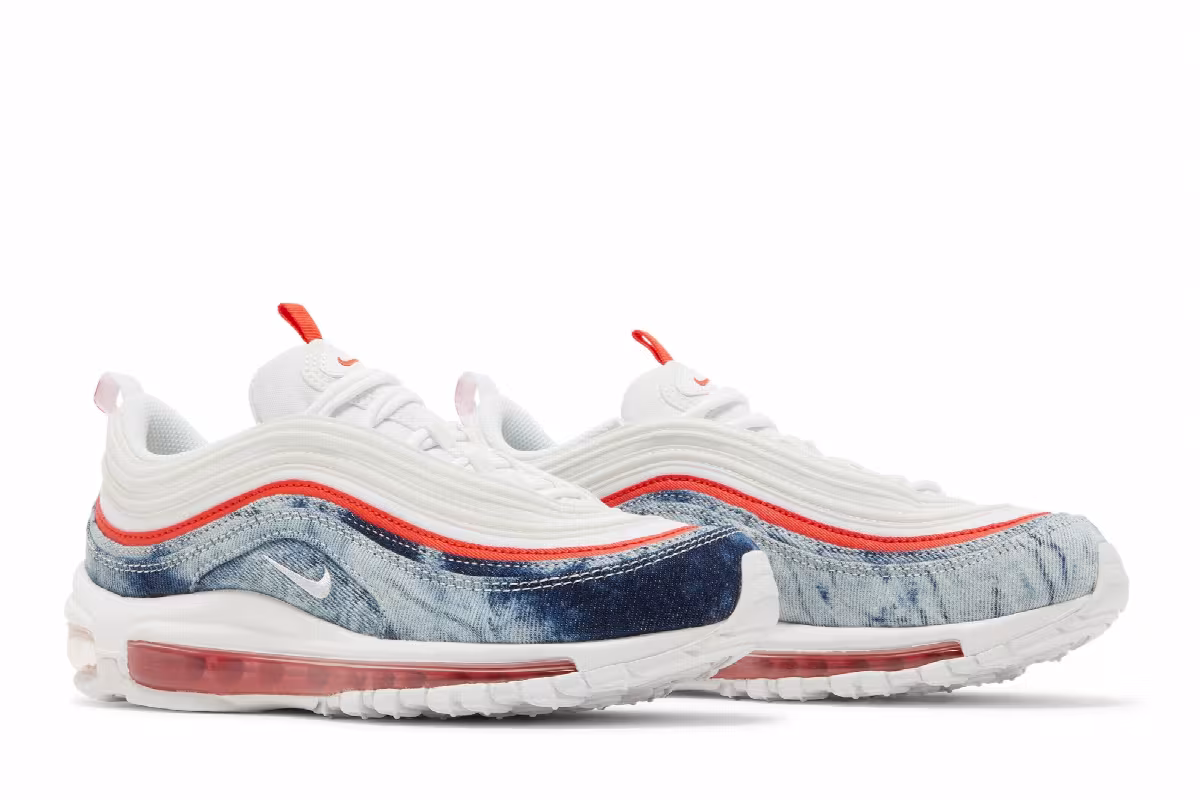 Nike Women's Air Max 97 Washed Denim, view 9