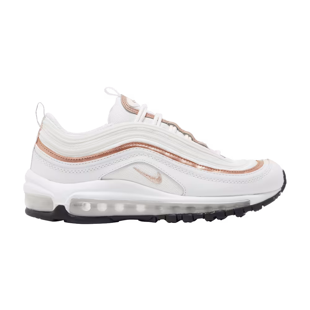 Nike Air Max 97 GS White Metallic Red Bronze