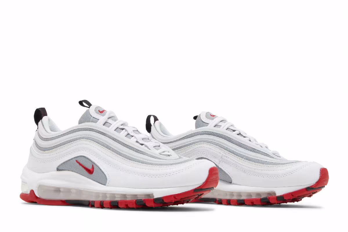 Nike Air Max 97 GS White Bullet, view 9