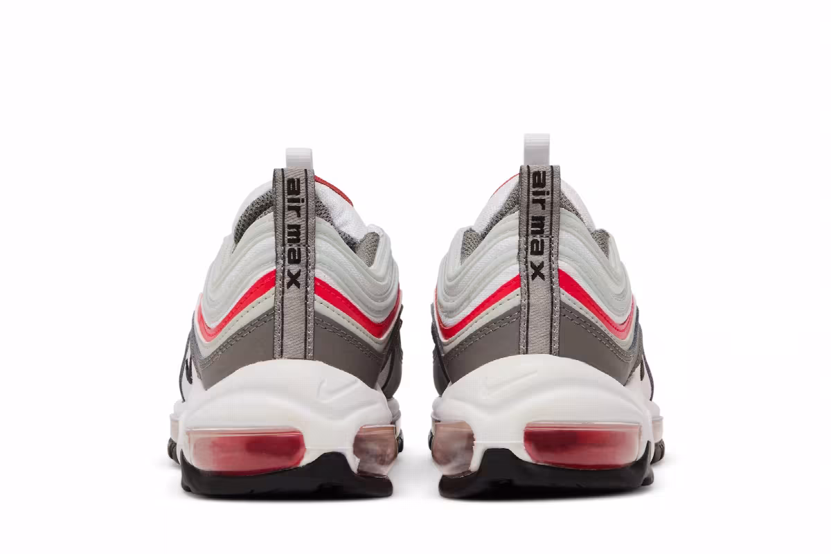 Nike Air Max 97 GS White Flat Pewter, view 7