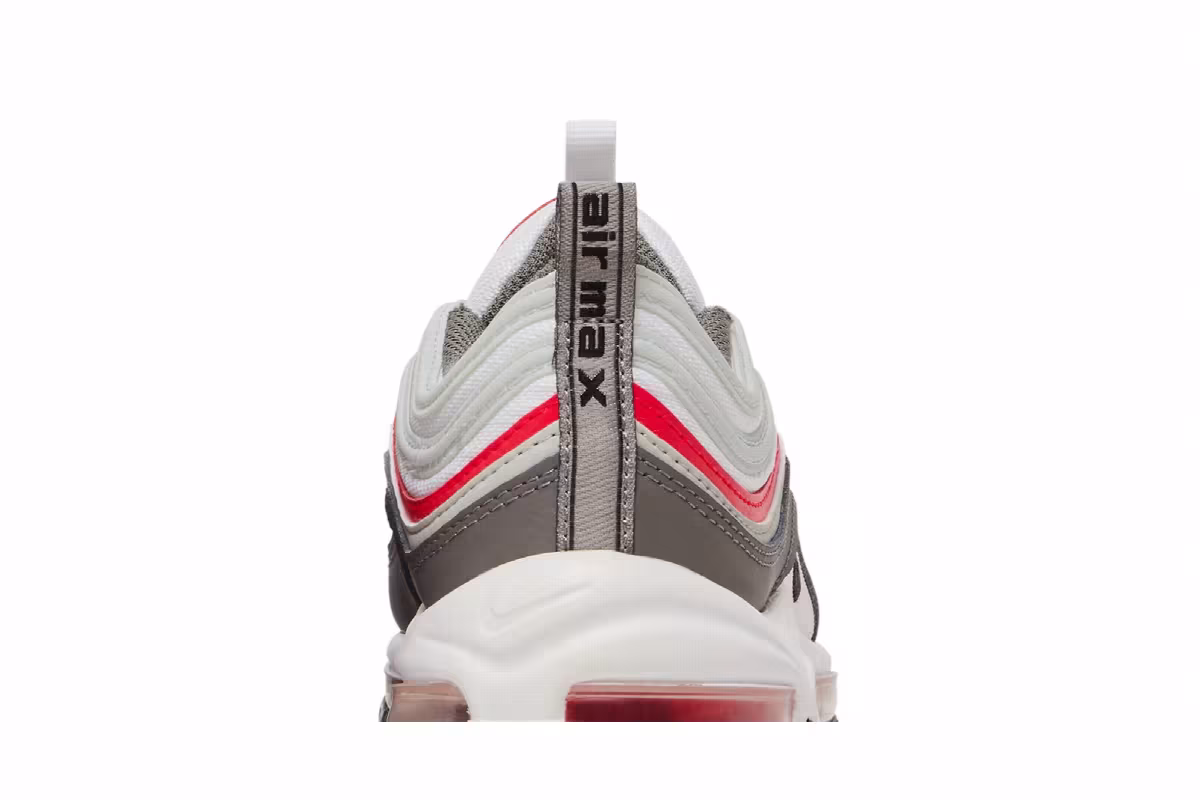 Nike Air Max 97 GS White Flat Pewter, view 8