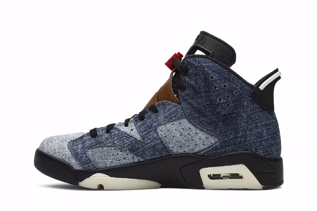 Air Jordan 6 Washed Denim, view 4
