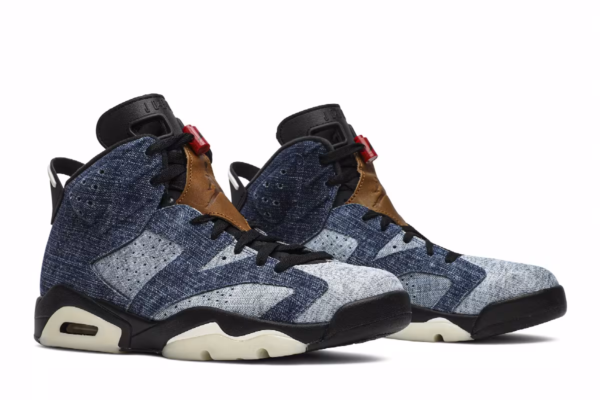 Air Jordan 6 Washed Denim, view 9