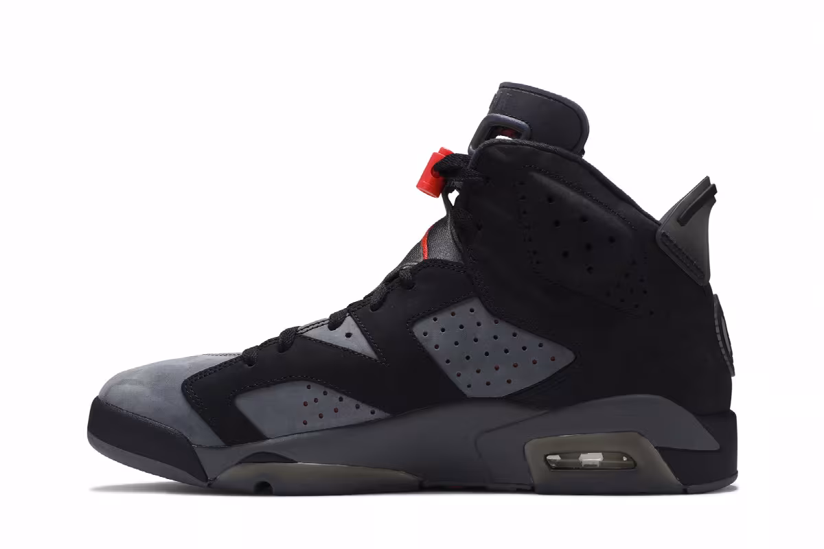 Paris Saint-Germain x Air Jordan 6 Iron Grey, view 4