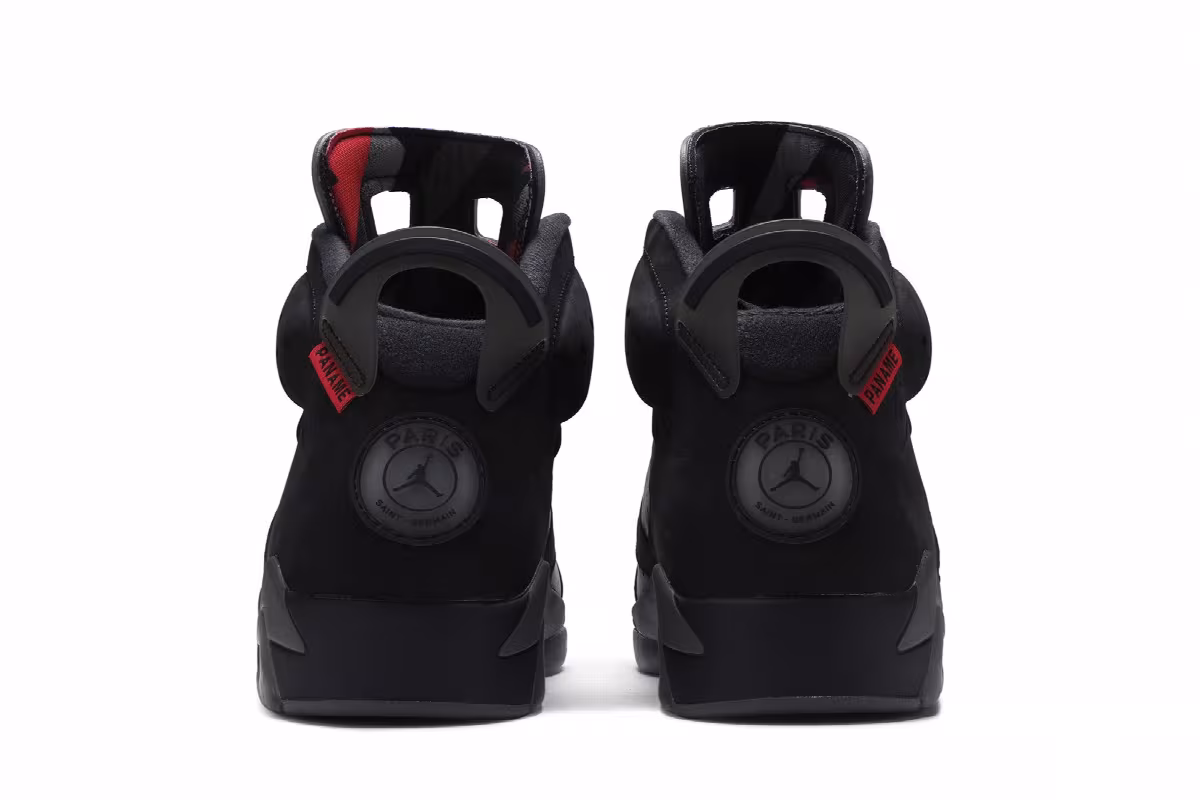 Paris Saint-Germain x Air Jordan 6 Iron Grey, view 7
