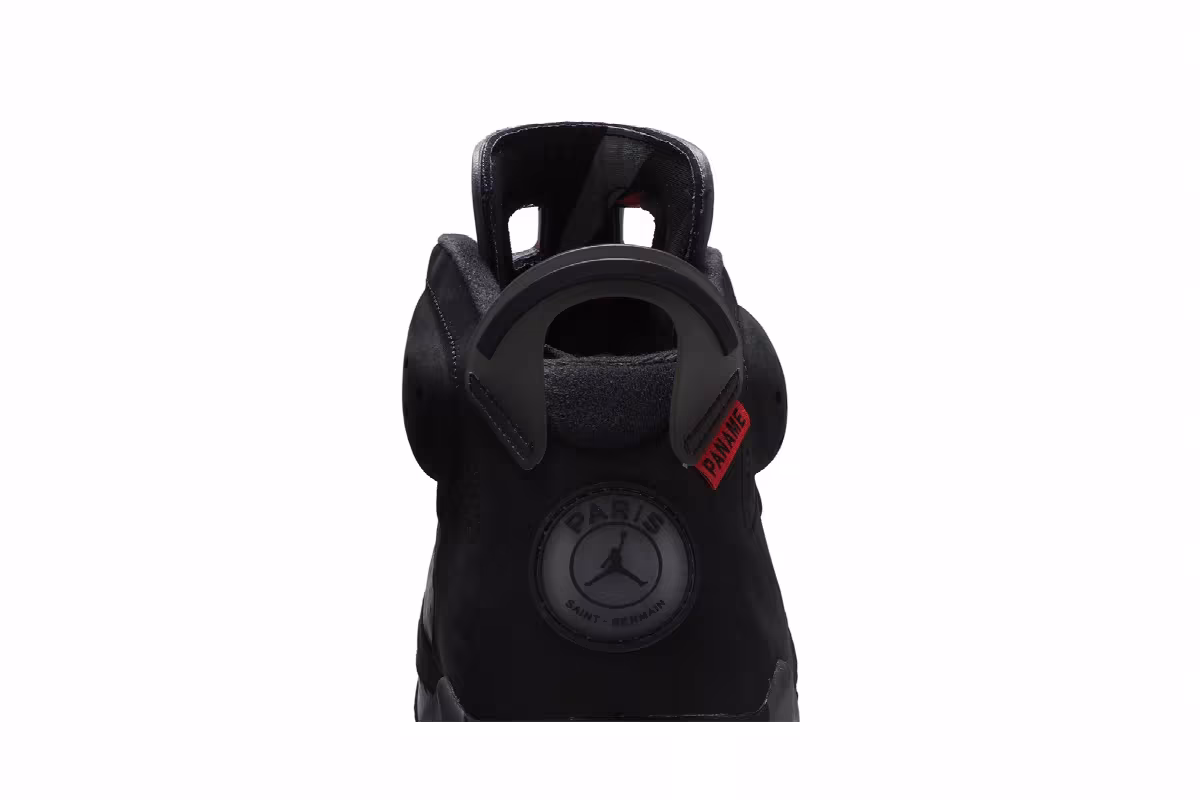 Paris Saint-Germain x Air Jordan 6 Iron Grey, view 8