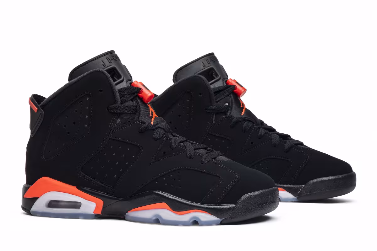 Air Jordan 6 GS Infrared 2019, view 9