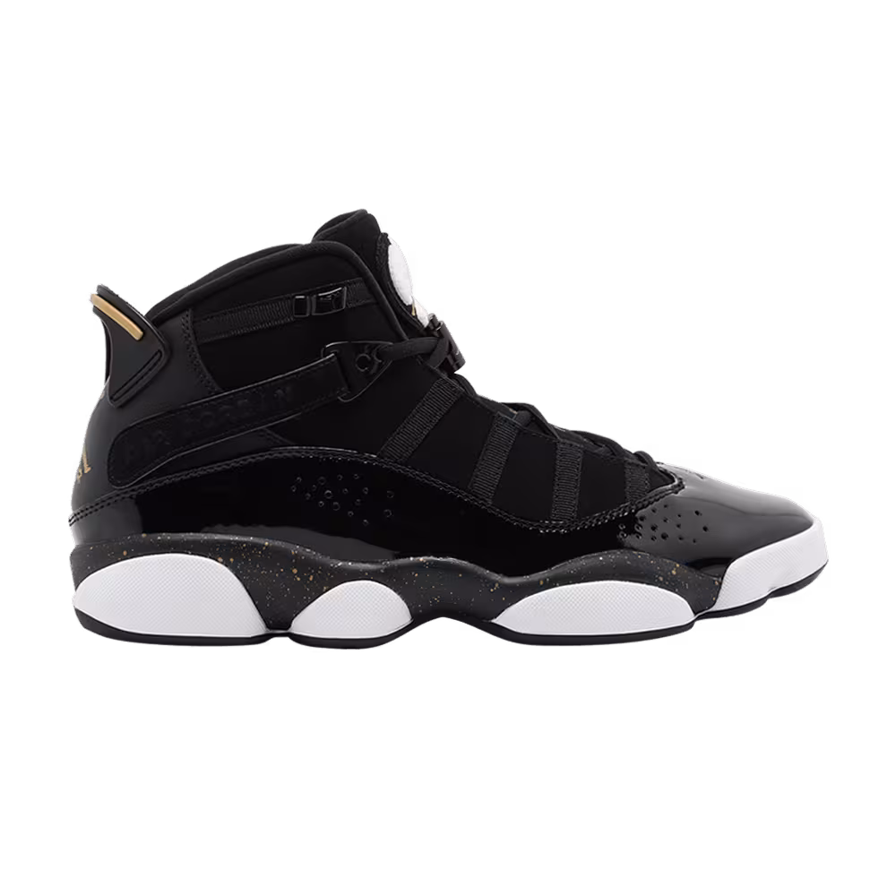 Air Jordan 6 Rings Black Metallic Gold