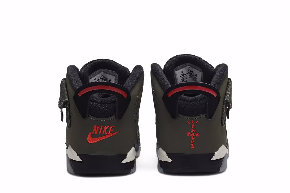 Travis Scott x Air Jordan 6 TD Olive, view 7