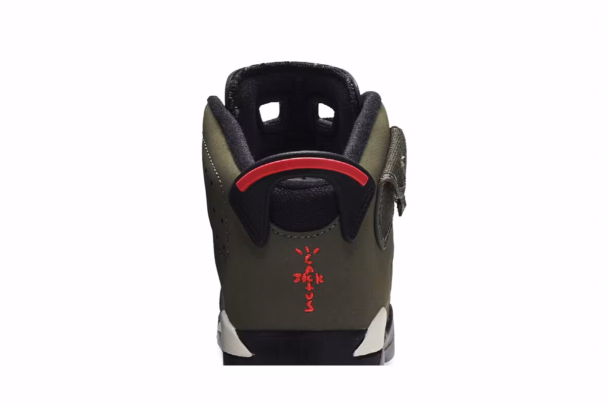 Travis Scott x Air Jordan 6 PS Olive, view 8