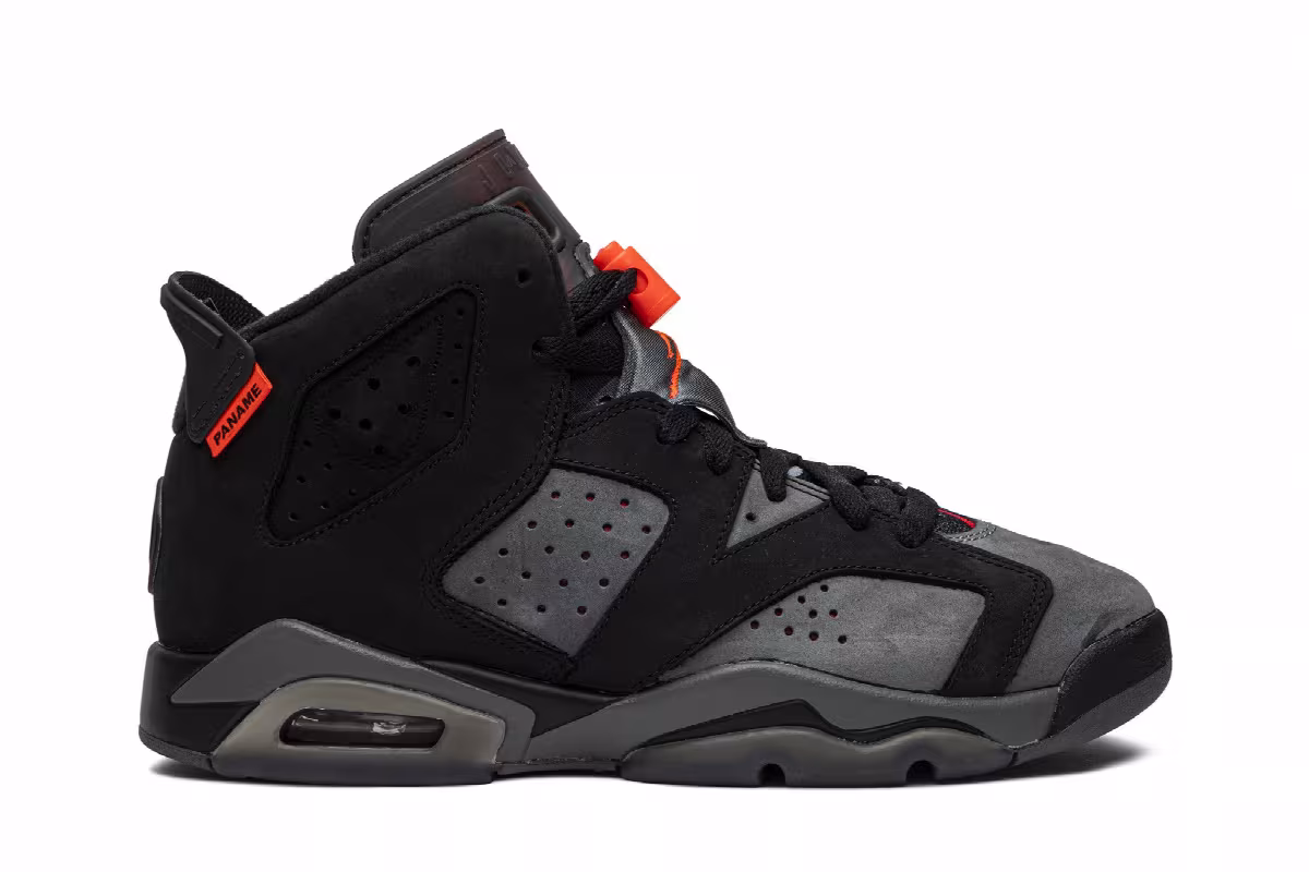 Paris Saint-Germain x Air Jordan 6 BG Iron Grey, view 2