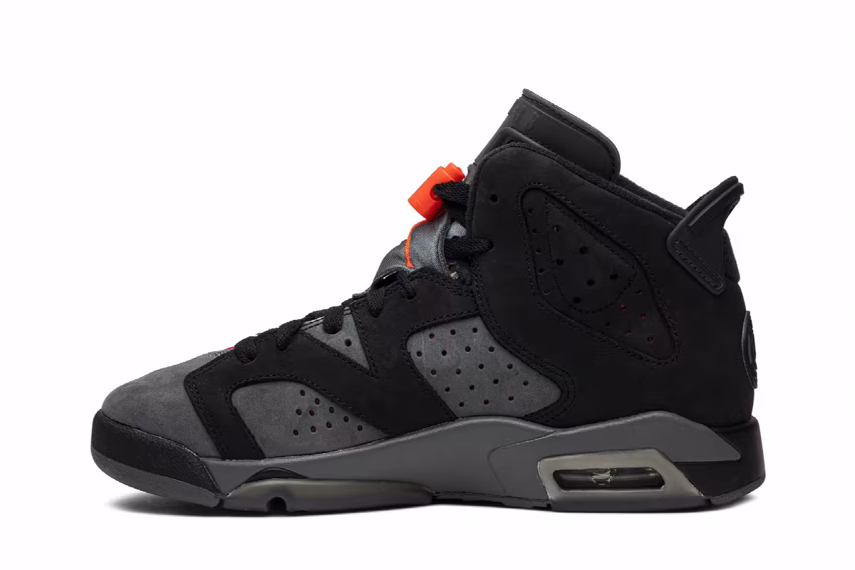 Paris Saint-Germain x Air Jordan 6 BG Iron Grey, view 4