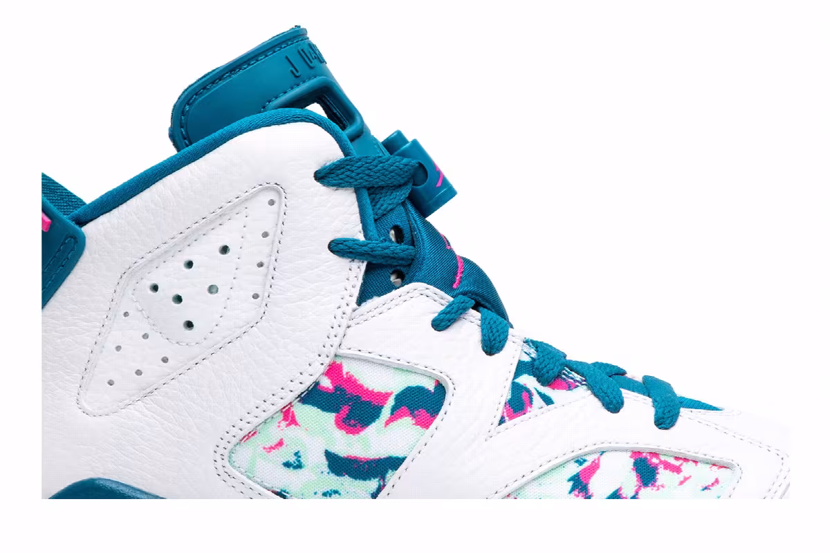 Air Jordan 6 GS Green Abyss, view 3
