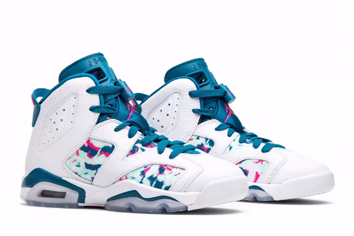 Air Jordan 6 GS Green Abyss, view 9