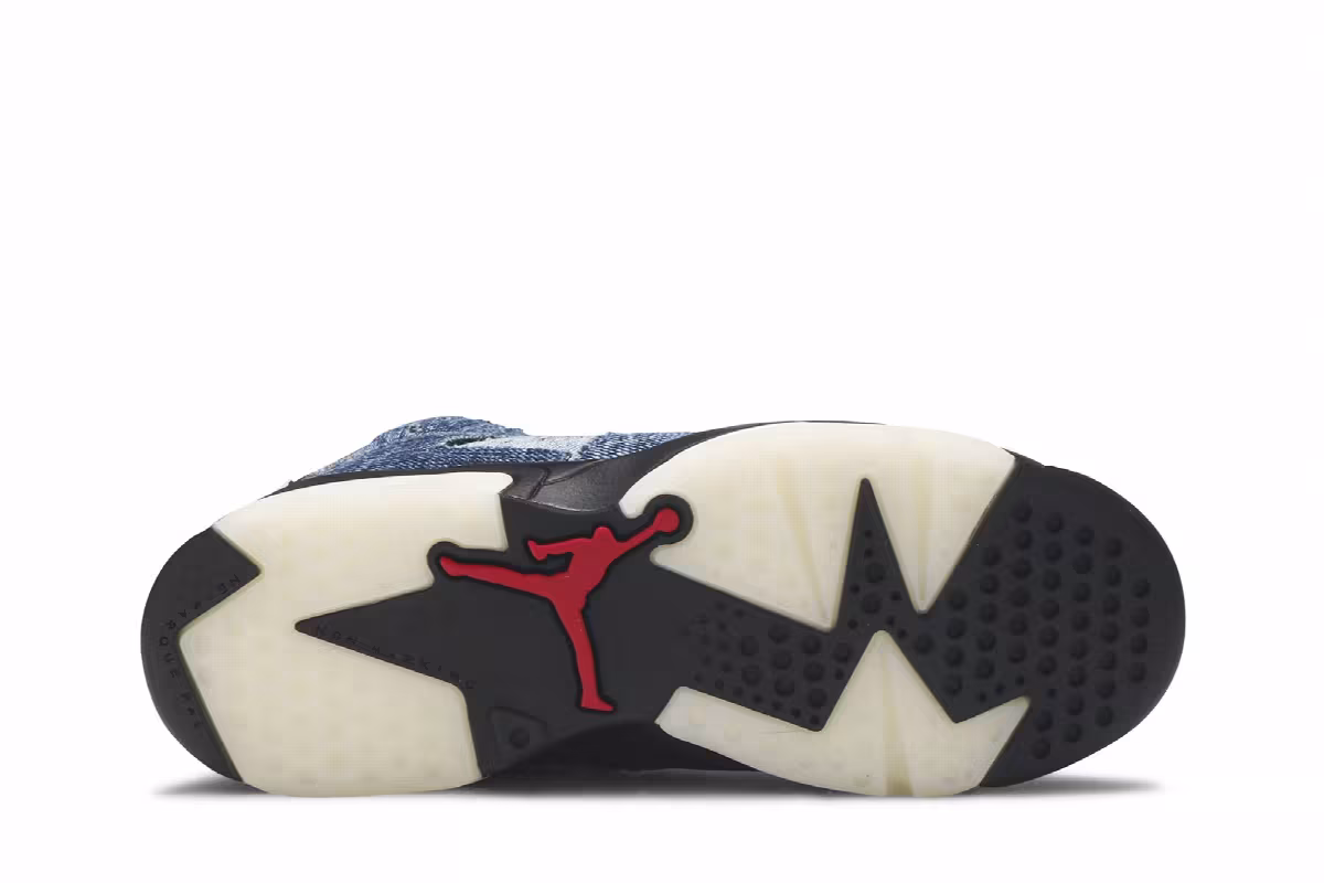 Air Jordan 6 GS Washed Denim, view 5
