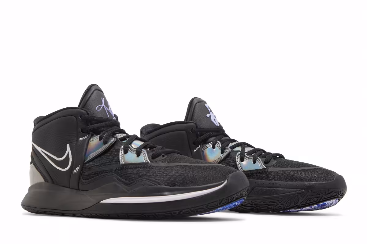 Nike Kyrie Infinity Black Metallic Silver, view 9