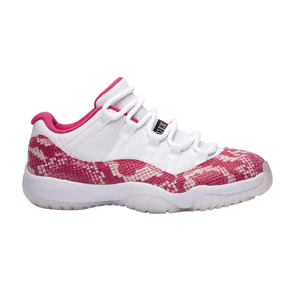 Women's Air Jordan 11 Low Pink Snakeskin