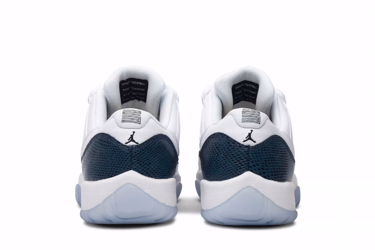 Air Jordan 11 Low GS Navy Snakeskin 2019, view 7