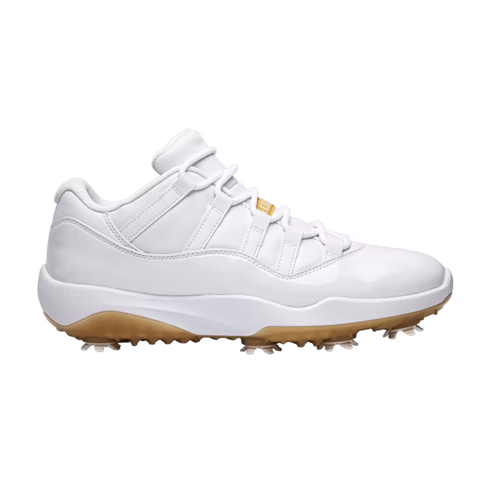 Air Jordan 11 Low Golf Metallic Gold