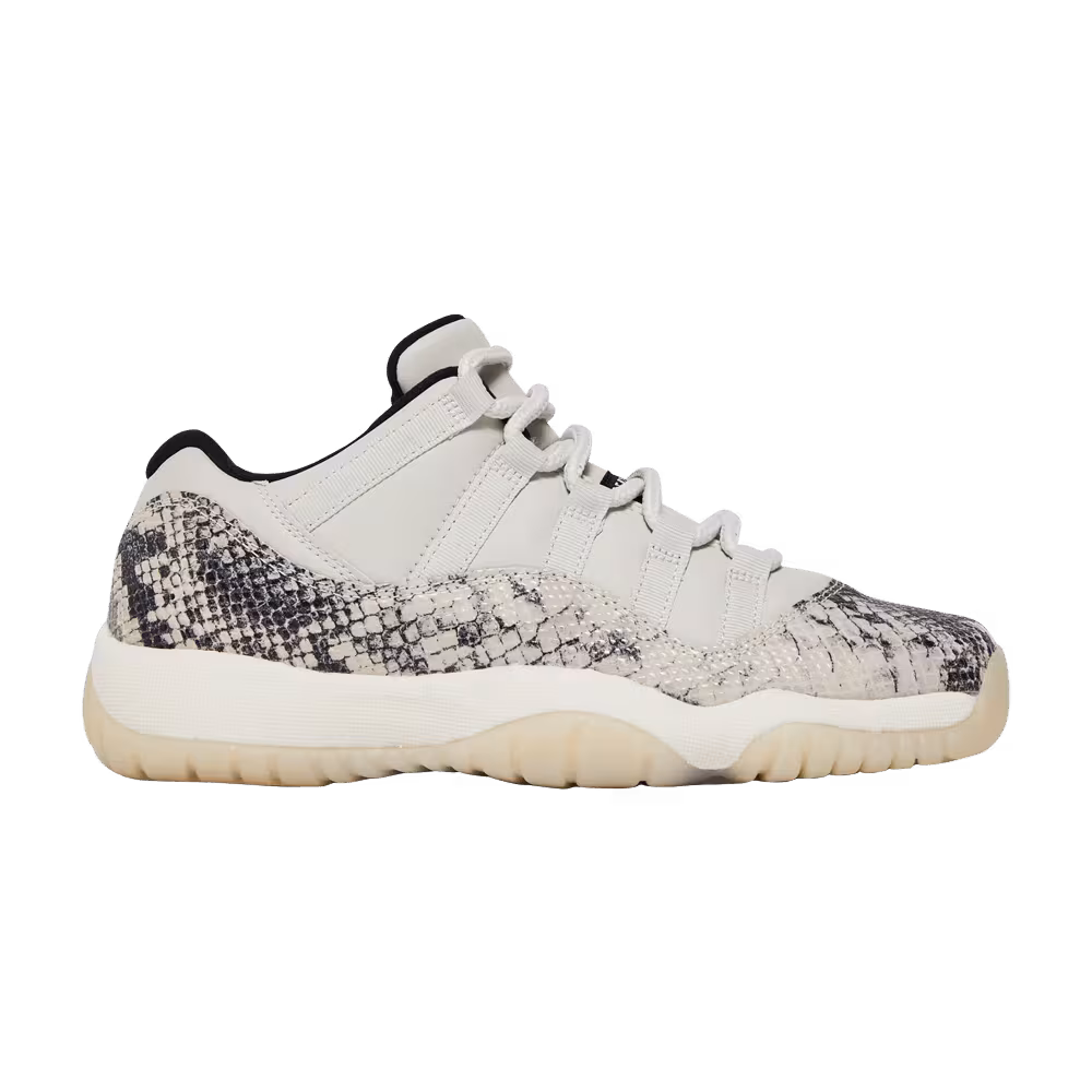 Air Jordan 11 Low GS Light Bone Snakeskin