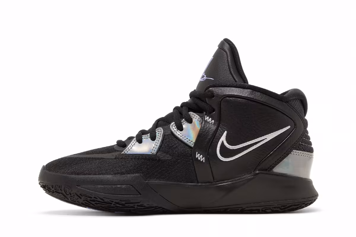 Nike Kyrie Infinity GS Black Metallic Silver, view 4