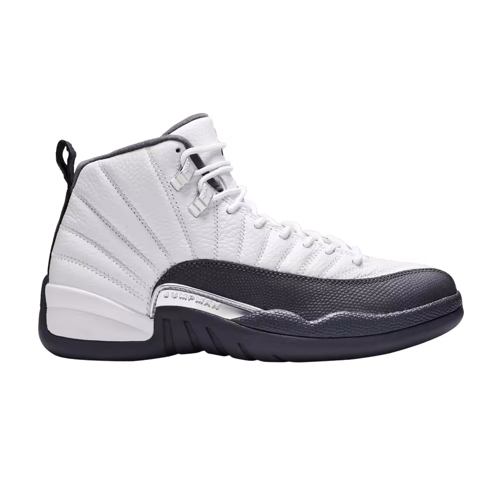 Air Jordan 12 White Grey