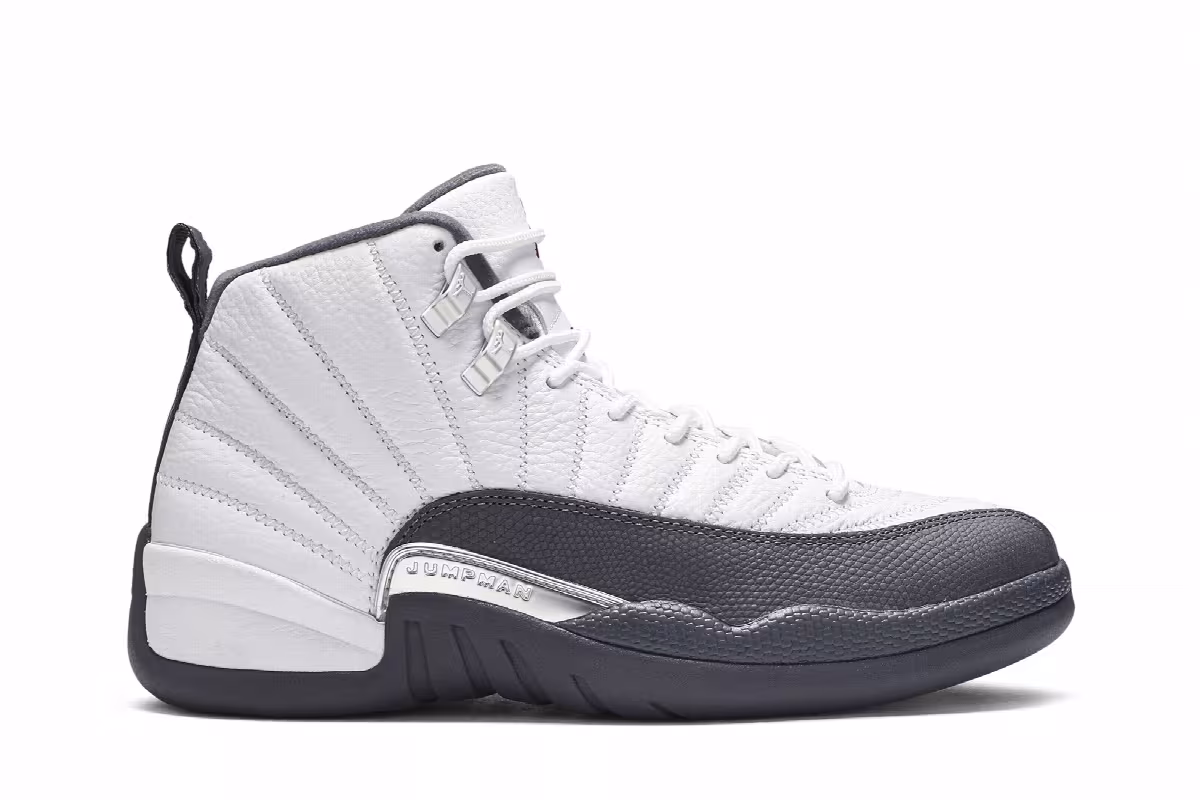 Air Jordan 12 White Grey, view 2