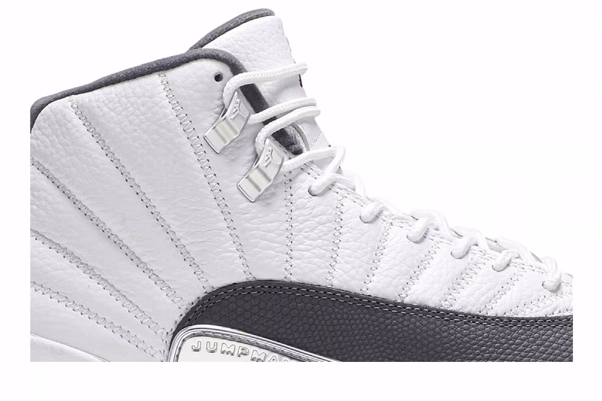 Air Jordan 12 White Grey, view 3