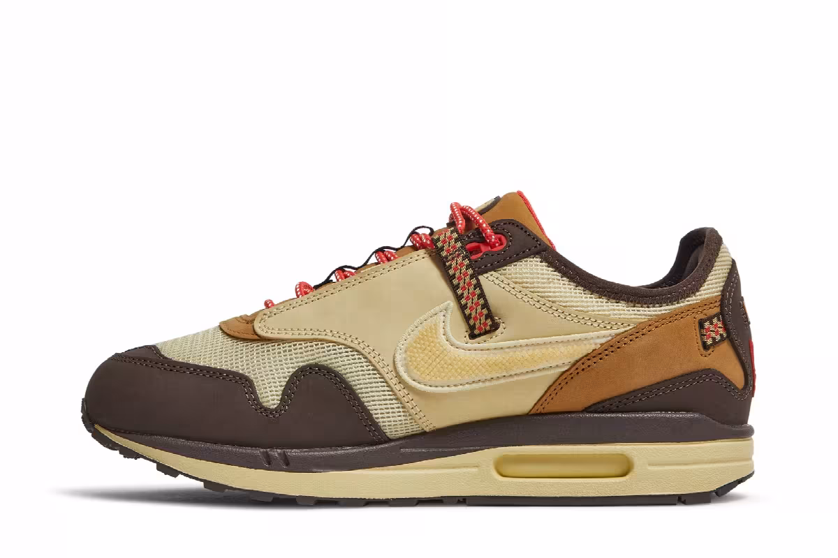 Travis Scott x Nike Air Max 1 Baroque Brown, view 4