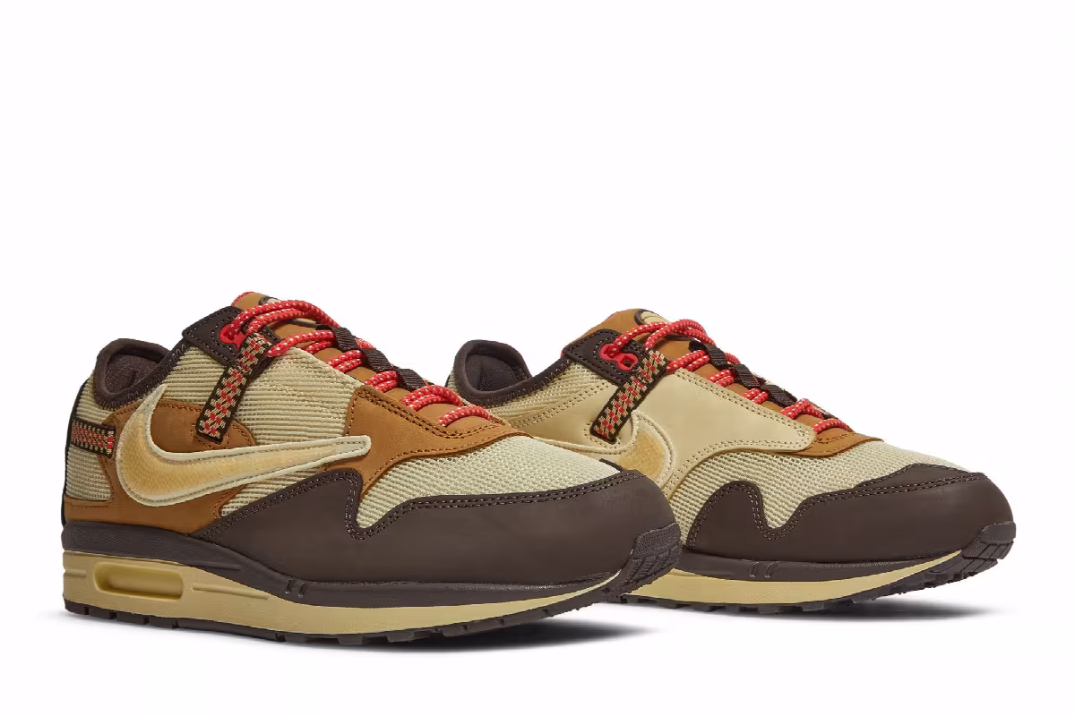 Travis Scott x Nike Air Max 1 Baroque Brown, view 9