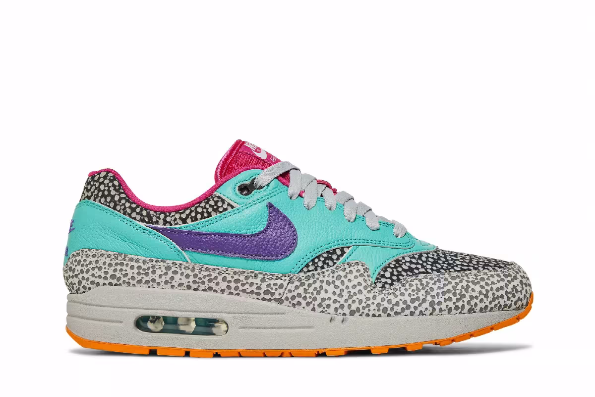 Nike Air Max 1 Unlocked By You Safari Suede, view 2