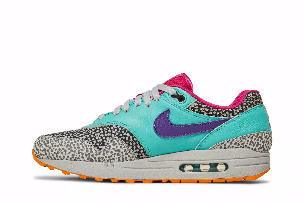 Nike Air Max 1 Unlocked By You Safari Suede, view 4