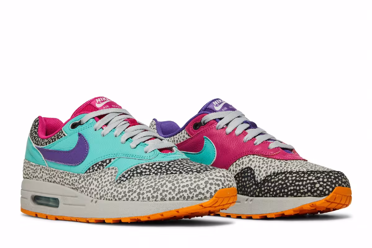 Nike Air Max 1 Unlocked By You Safari Suede, view 9