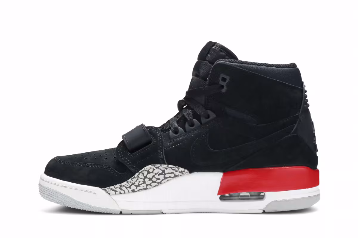 Air Jordan Legacy 312 Black Suede, view 4