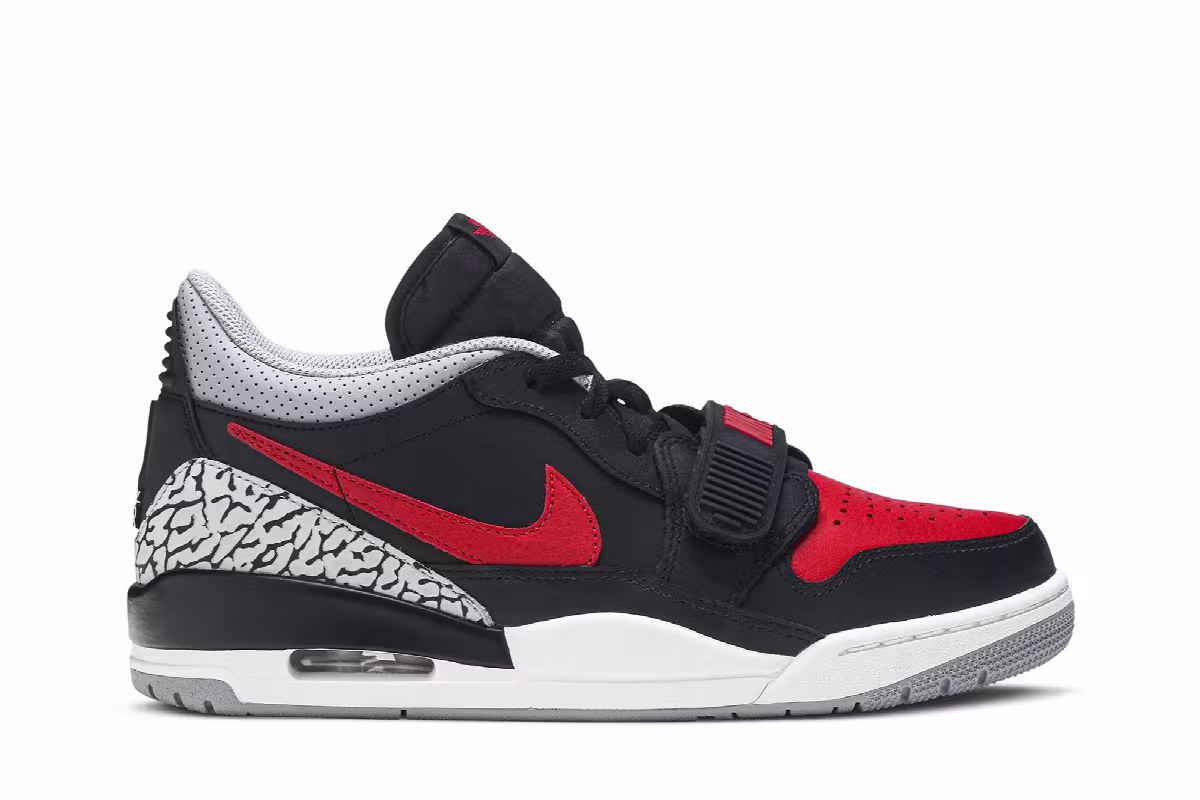 Air Jordan Legacy 312 Low Bred Cement, view 2