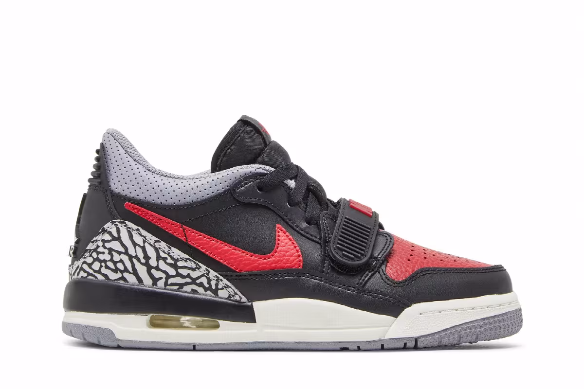 Air Jordan Legacy 312 Low GS Bred Cement, view 2