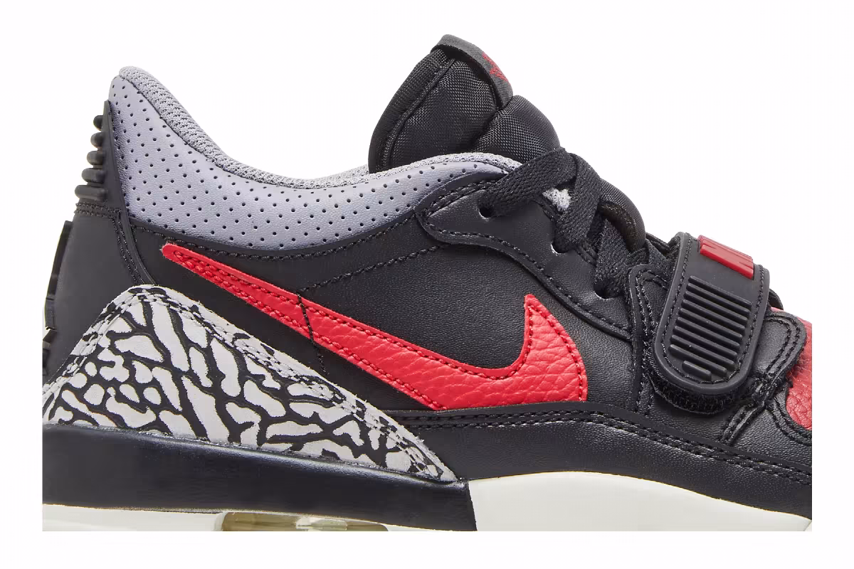 Air Jordan Legacy 312 Low GS Bred Cement, view 3